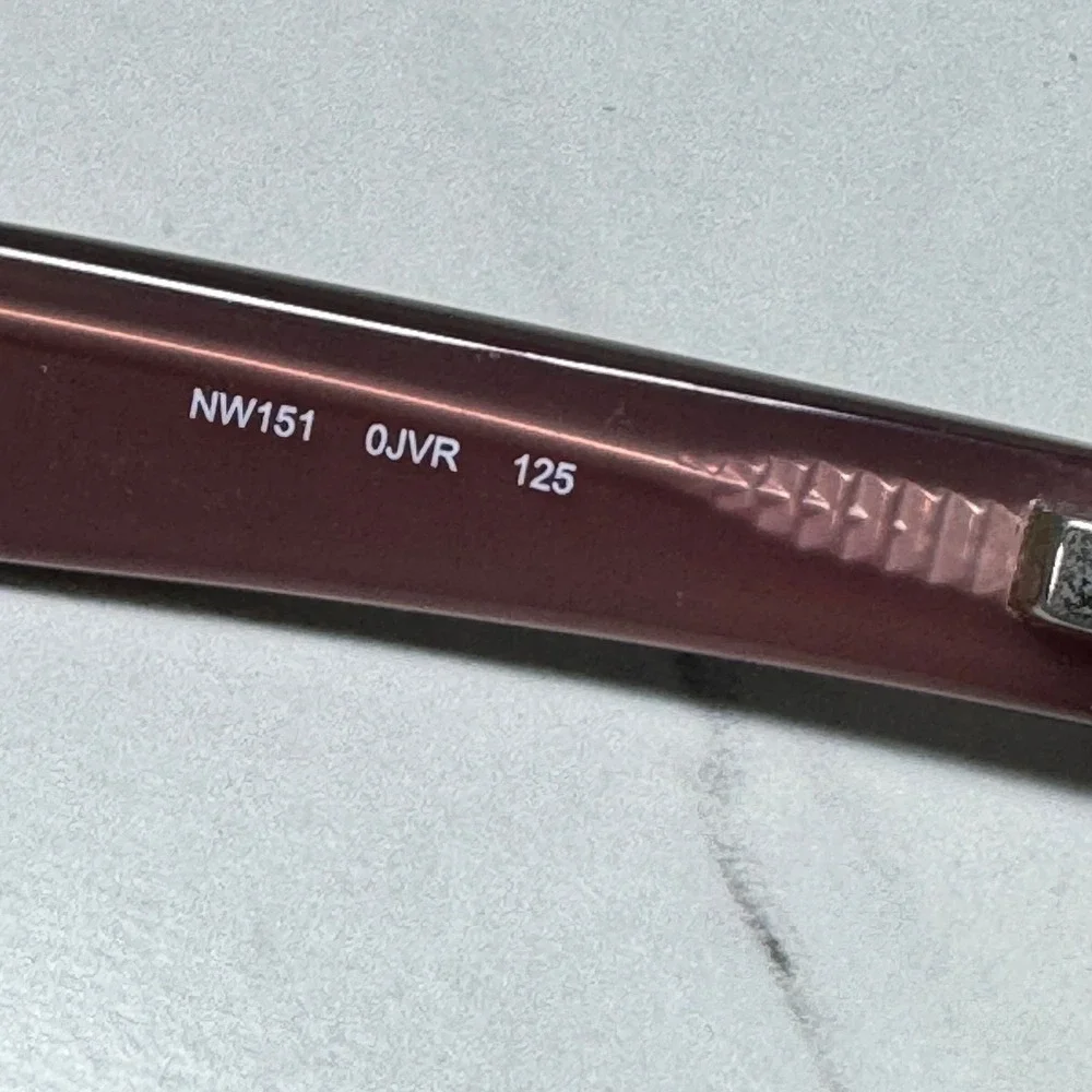 Nine West NW151 0JVR Tortoise Pink Rectangular Eyeglass‎ Frames 51-16-125 Womens